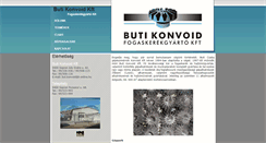Desktop Screenshot of butikonvoidkft.com